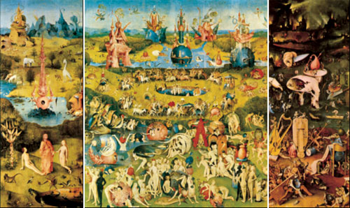 The Garden of Earthly Delights, by Hieronymous Bosch The Garden of Earthly Delights, by Hieronymous Bosch