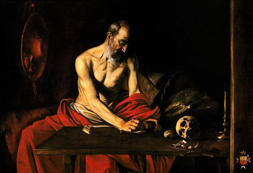 St. Jerome Writing, Malta