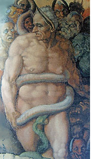 Michelangelo's Last Judgment (detail)
